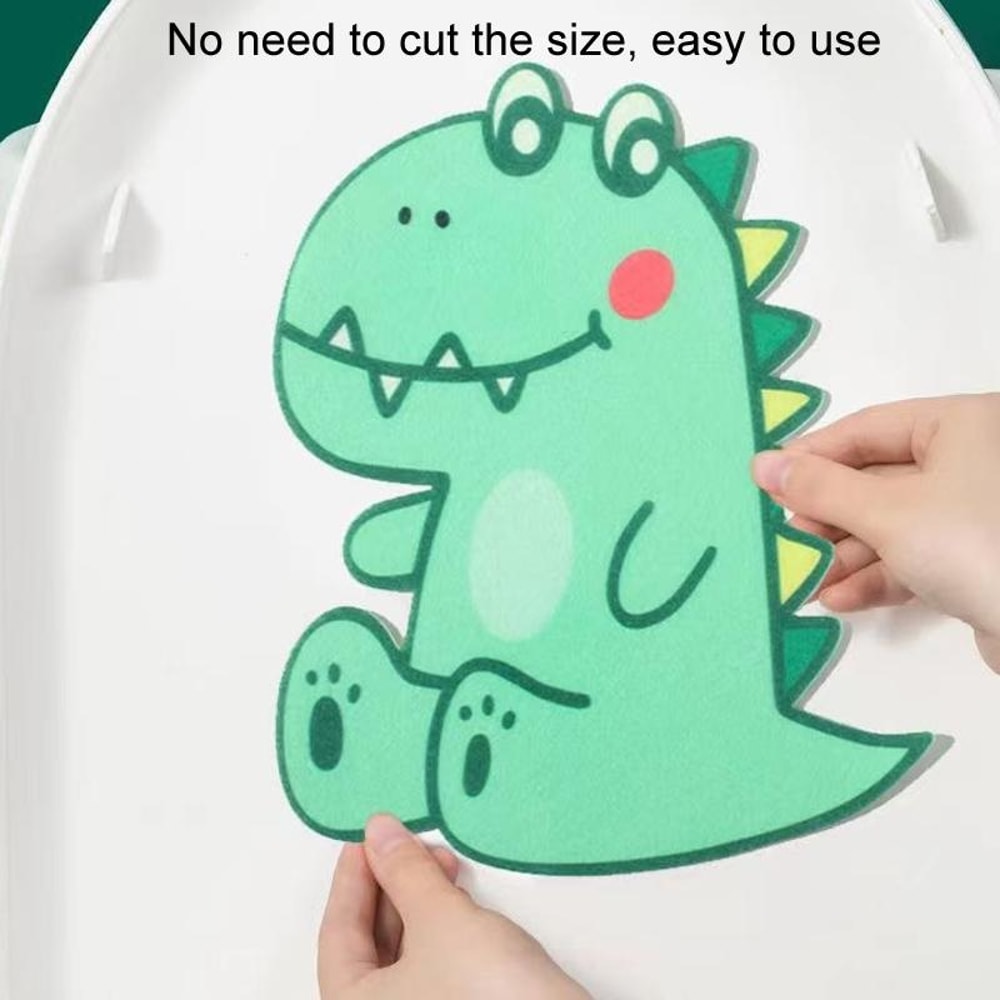 Cute Cartoon Toilet Deodorizer Stickers Felt Bathroom Deodorant Stickers Aromatherapy Fresheners 3