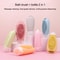 2 In 1 Silicone Shower Brush Dispenser Bottle Portable Travel Shampoo Body Wash Container 4
