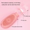 2 In 1 Silicone Shower Brush Dispenser Bottle Portable Travel Shampoo Body Wash Container 5