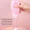 2 In 1 Silicone Shower Brush Dispenser Bottle Portable Travel Shampoo Body Wash Container 7