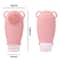 2 In 1 Travel Shampoo Bottle With Brush Leakproof Silicone Squeeze Dispenser 2