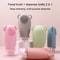 2 In 1 Travel Shampoo Bottle With Brush Leakproof Silicone Squeeze Dispenser 10