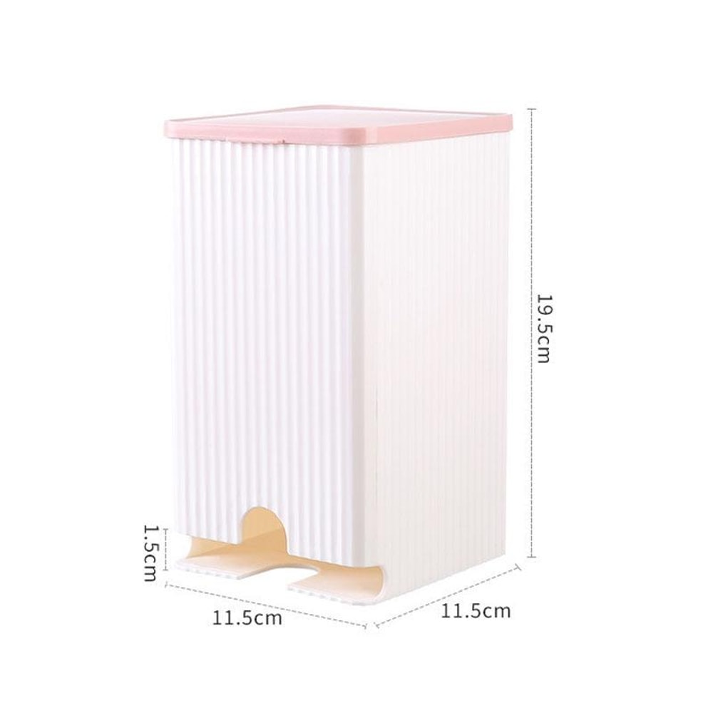 Wall Mounted Bathroom Organizer With Lid Multi Compartment Sanitary Storage Box 4