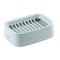 Dual Layer Self Draining Soap Holder Bathroom Soap Dish Box 0