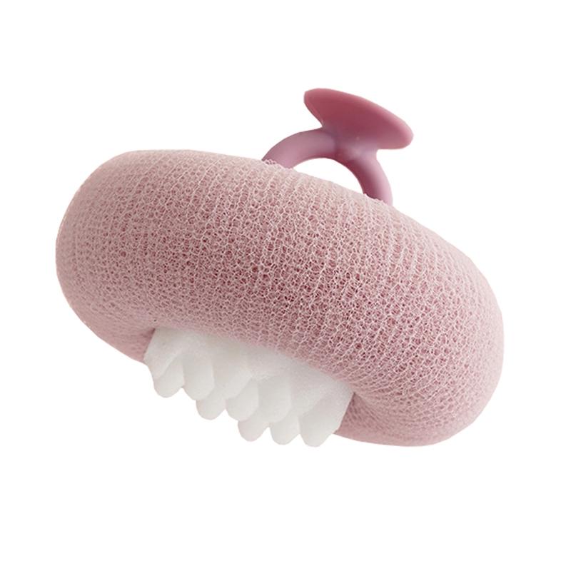 Sunflower Suction Cup Back Scrubber Shower Ball For Deep Clean Easy Bathing 1
