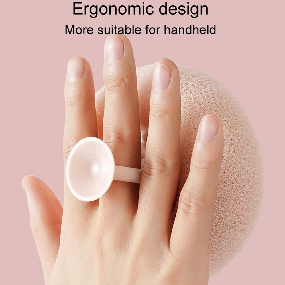 Sunflower Suction Cup Back Scrubber Shower Ball For Deep Clean Easy Bathing 4