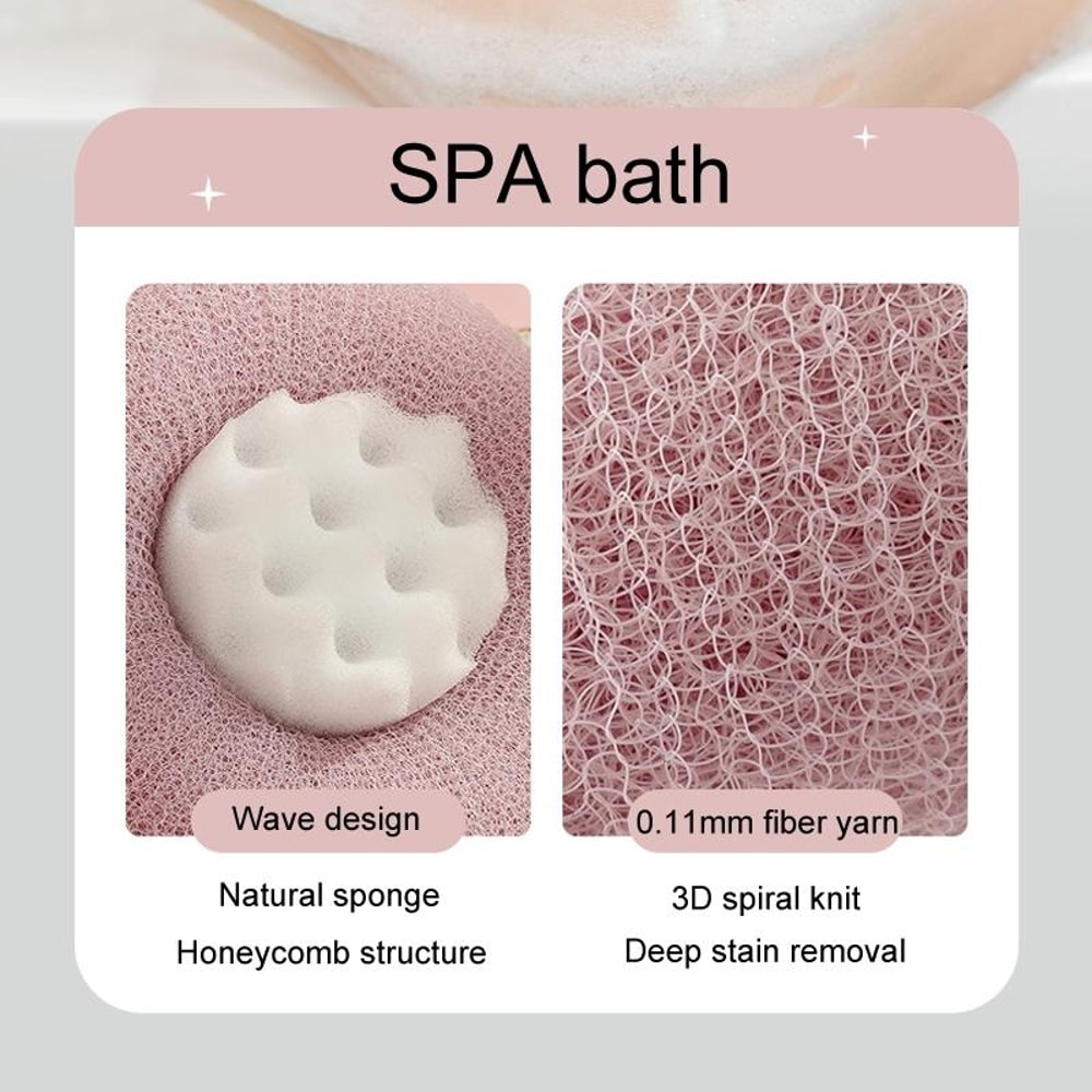 Sunflower Suction Cup Back Scrubber Shower Ball For Deep Clean Easy Bathing 6