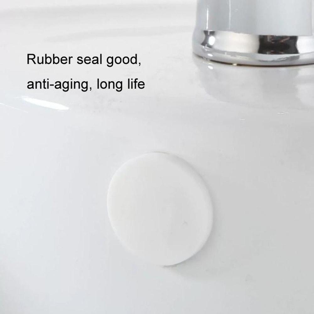 Universal Silicone Wash Basin Overflow Plug Caps Leak Proof Sink Hole Covers 4