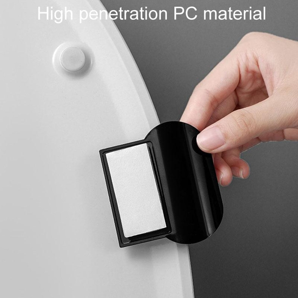 Hygienic Toilet Lid Lifter Handle No Touch Bathroom Seat Opener Kit 5