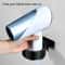 Wall Mounted Hair Dryer Holder No Drill Bathroom Organizer Shelf With Cable Storage 7