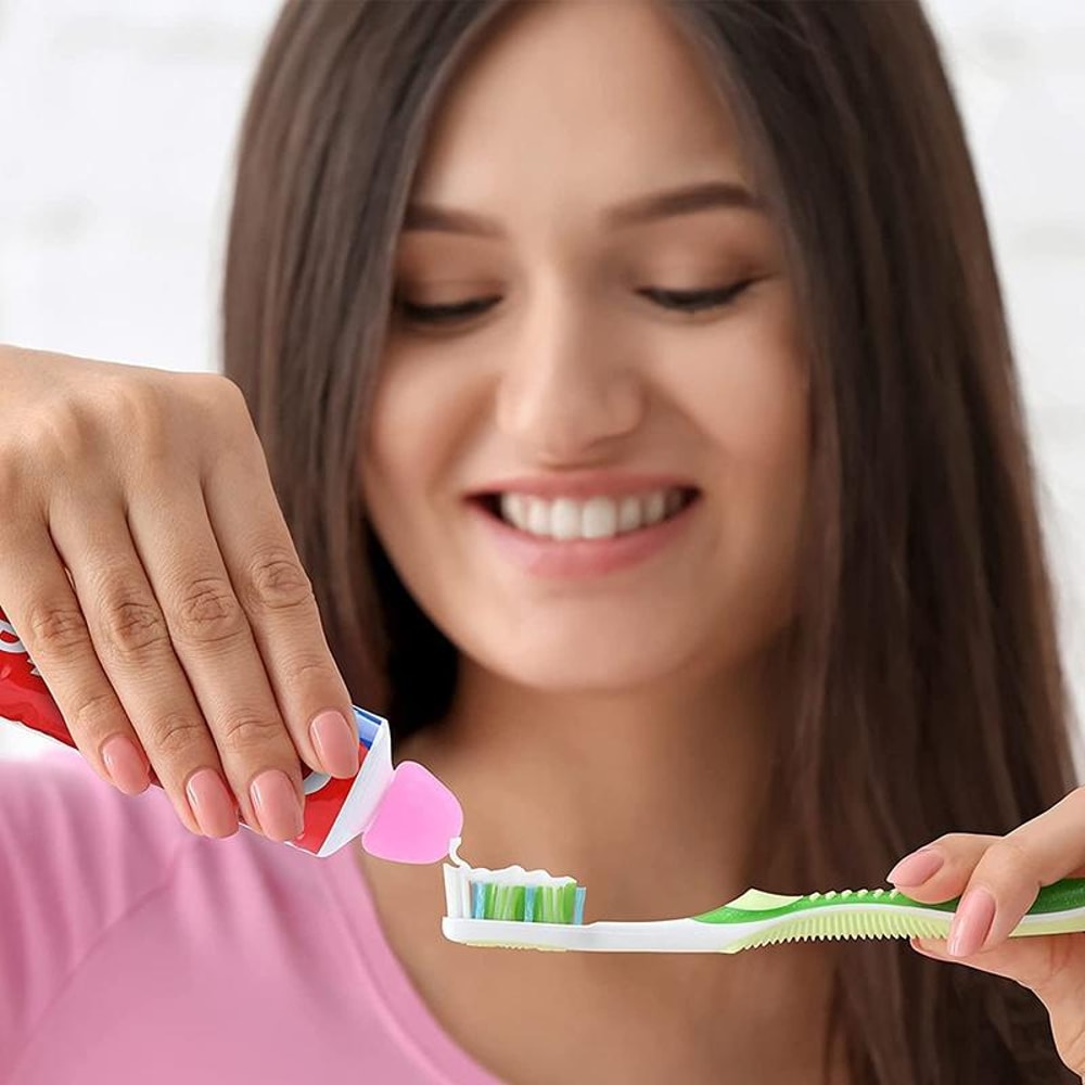 Self Sealing Silicone Toothpaste Cap Set For Easy Squeeze And No Waste 5