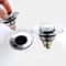 Premium push type basin plug Copper Core Pop Up Sink Drain Stopper for Bathroom Wash Basins