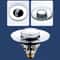 Premium push type basin plug Copper Core Pop Up Sink Drain Stopper for Bathroom Wash Basins