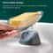 Wall Mounted Soap Holder With Drain Tray No Drill Soap Dish For Shower With Strong Suction 6