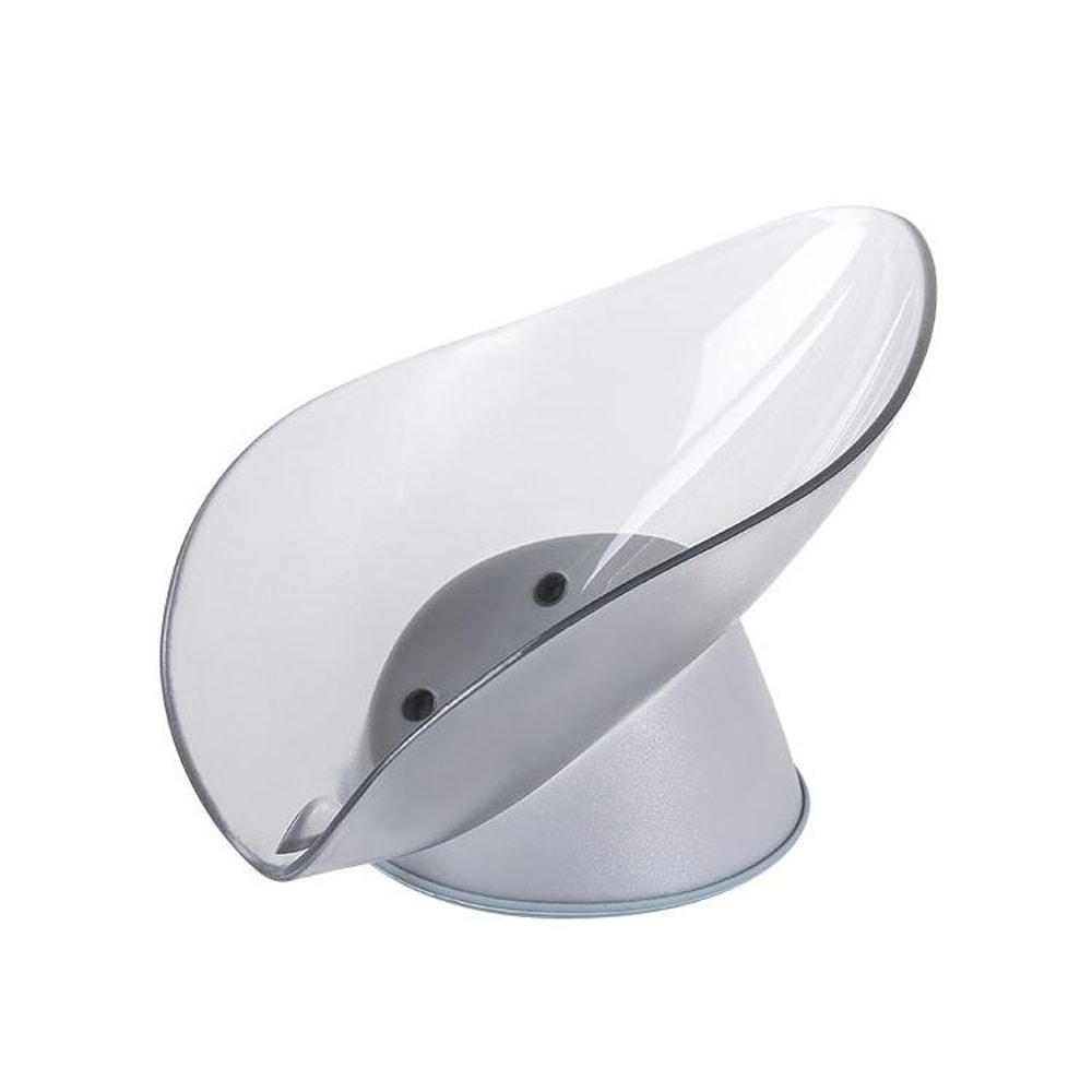 Wall Mounted Soap Holder With Drain Tray No Drill Soap Dish For Shower With Strong Suction 4