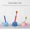Silicone Whale Toothbrush Holder Set Cute Bathroom Organizer Pen Stand 1