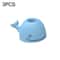 Silicone Whale Toothbrush Holder Set Cute Bathroom Organizer Pen Stand 6