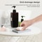 Double Sided Soap Dish With Drain Soft Rubber Non Slip Soap Holder For Bathroom Countertop 4