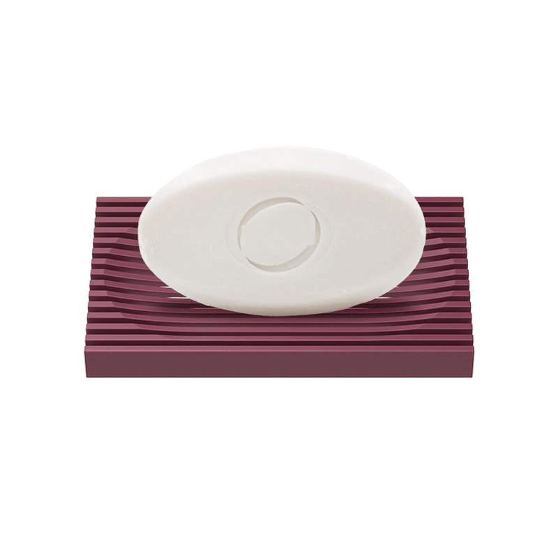 Double Sided Soap Dish With Drain Soft Rubber Non Slip Soap Holder For Bathroom Countertop 9