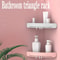 Wall Mounted Bathroom Shelf Corner Shower Caddy No Drill Bathroom Storage Basket 8
