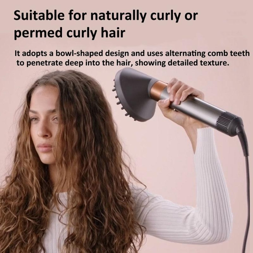 Dyson Airwrap Diffuser Attachment For Curly Hair Anti Frizz Curl Defining Nozzle Replacement 6