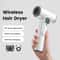 Cordless Hair Dryer With High Speed Motor Portable Rechargeable Hair Dryer For Travel And Home 1
