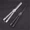 Stainless Steel Butterfly Comb Trainer Practice Knife For Safe Flipping Skills 0