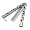 Stainless Steel Butterfly Comb Trainer Practice Knife For Safe Flipping Skills 2