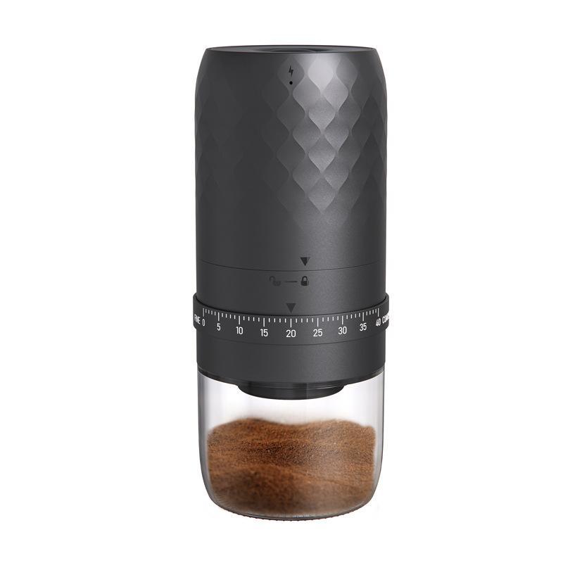 Portable Electric Coffee Grinder USB Rechargeable Ceramic Burr Mill With 40 Settings 1