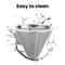 Reusable Stainless Steel Coffee Filter For Pour Over Drip Makers Eco Friendly Mesh Brewer 6
