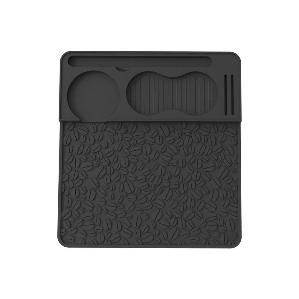 Silicone Espresso Tamping Mat With Organizer Slots Non Slip Coffee Tamper Station For Baristas 0