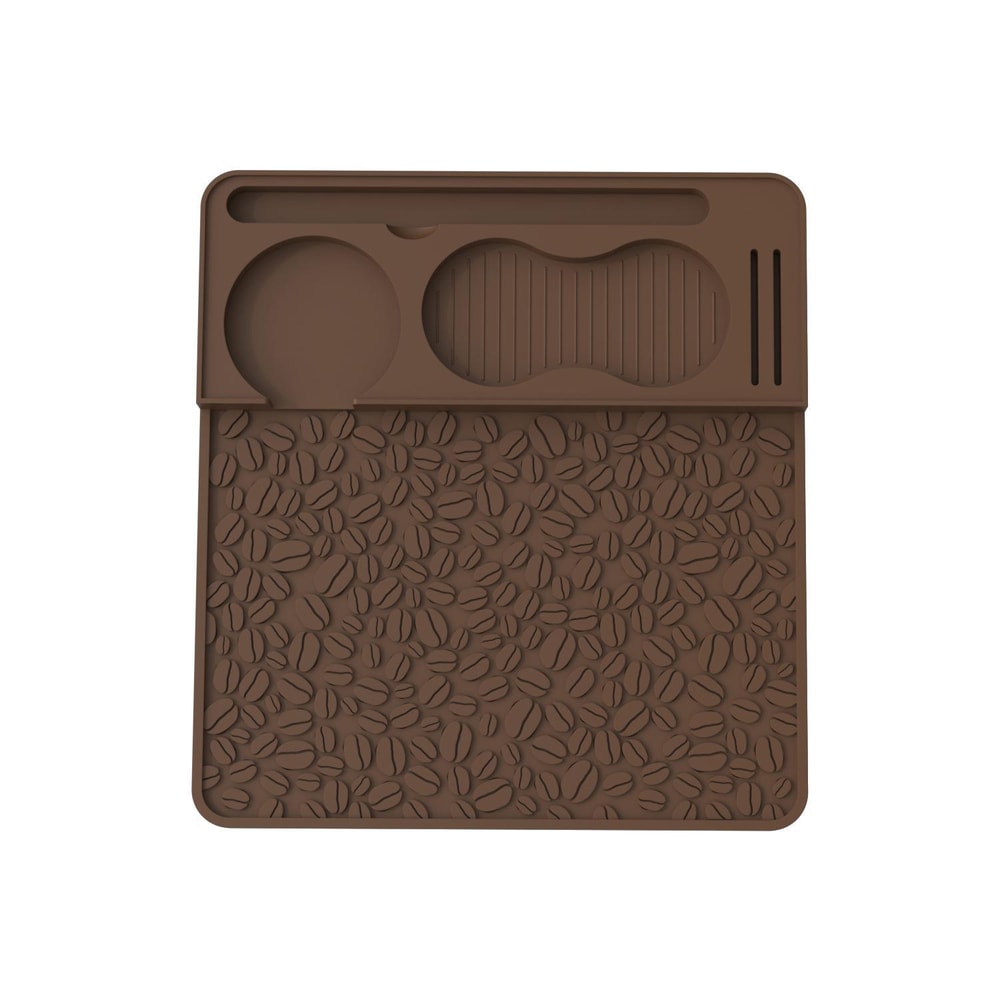 Silicone Espresso Tamping Mat With Organizer Slots Non Slip Coffee Tamper Station For Baristas 8