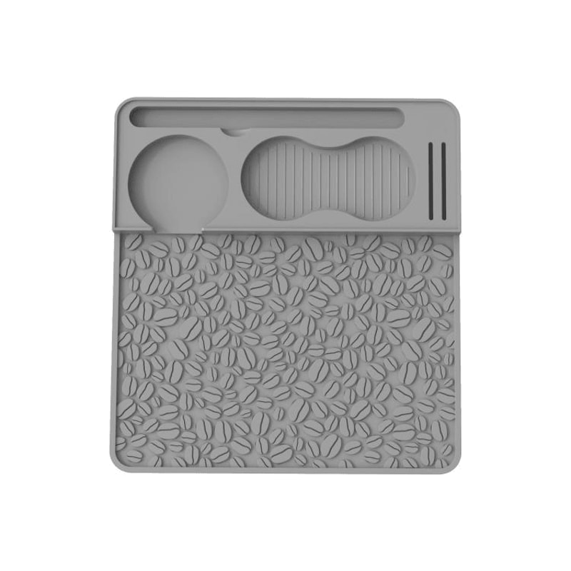 Silicone Espresso Tamping Mat With Organizer Slots Non Slip Coffee Tamper Station For Baristas 4