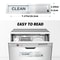Stainless Steel Dishwasher Magnet Clean Dirty Sign With Slide Indicator 7