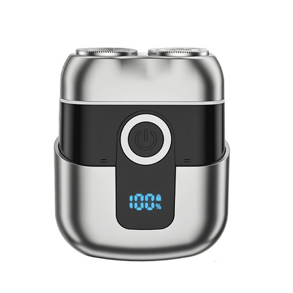 Mini Dual Head Electric Shaver For Men USB C Rechargeable Waterproof Portable Beard Trimmer 1