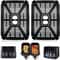 Dual Air Fryer Replacement Crisper Tray Drip Pan Set Nonstick Basket Insert For Holstein 84QT 0