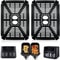 Dual Air Fryer Replacement Crisper Tray Drip Pan Set Nonstick Basket Insert For Holstein 84QT 0