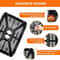Dual Air Fryer Replacement Crisper Tray Drip Pan Set Nonstick Basket Insert For Holstein 84QT 2