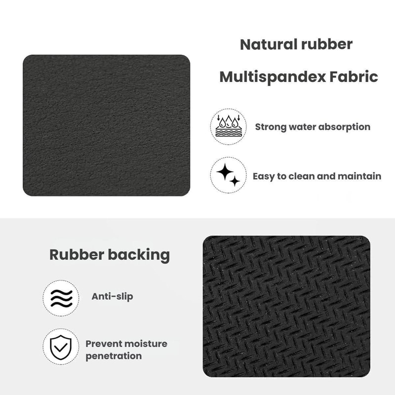 Barista Glide Coffee Machine Sliding Pad Mat Absorbent Easy Clean For Espresso Machines 2
