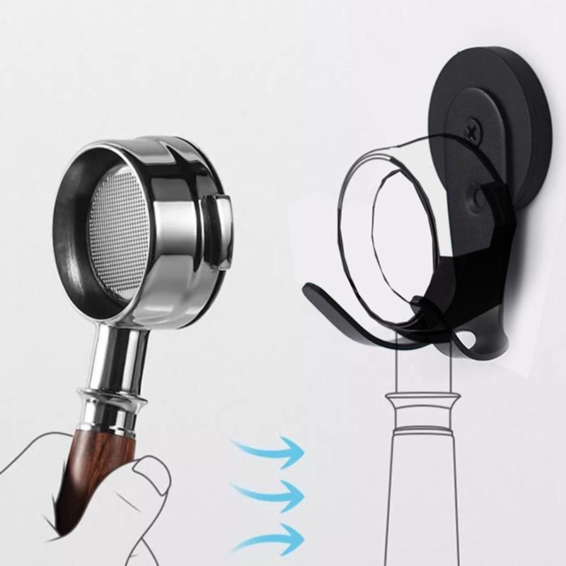 Magnetic Coffee Handle Holder For Ninja ES601 Space Saving Stainless Steel Hook Rack 4