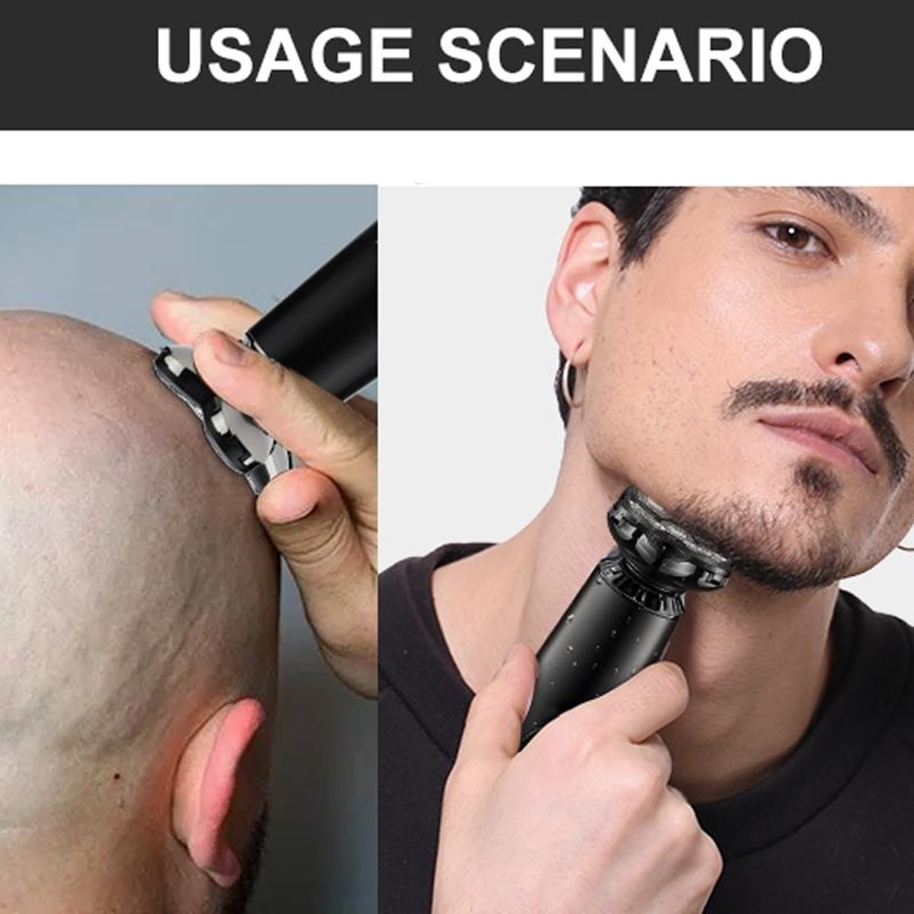 5 Blade Electric Shaver For Men Rechargeable Waterproof USB Razor Grooming Kit 1
