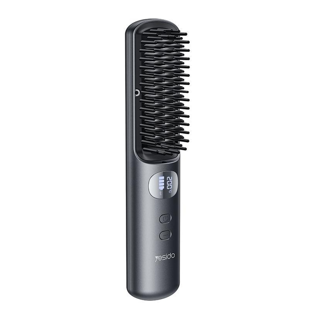 Cordless Hair Straightener Curler With Smart Heat Control Portable Travel Styling Tool 0