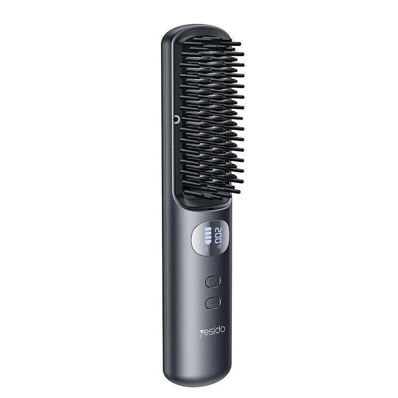 Cordless Hair Straightener Curler With Smart Heat Control Portable Travel Styling Tool 0