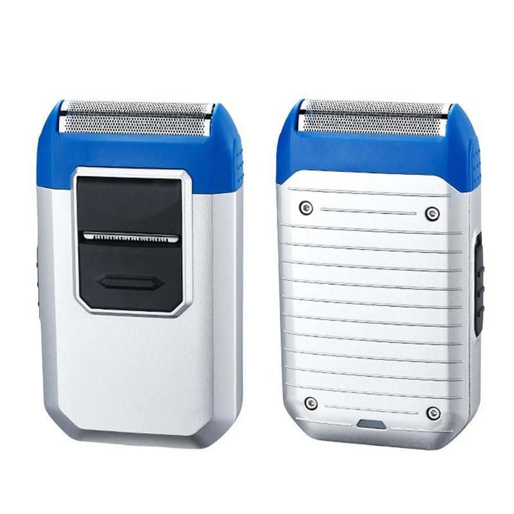 Rechargeable Electric Shaver For Men Wet Dry Razor With Pop Up Trimmer Type C Charging 8