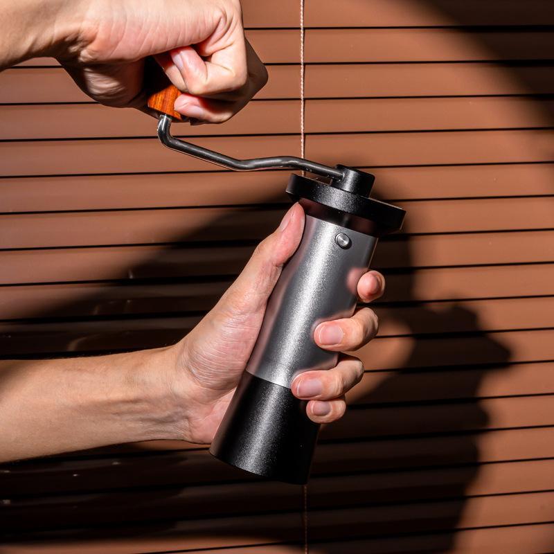Precision Manual Coffee Grinder With Stainless Steel Burr Adjustable Settings 6