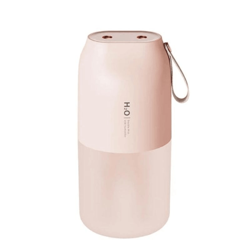 Dual Spray USB Humidifier With Night Light Portable Cool Mist Air Moisturizer 12