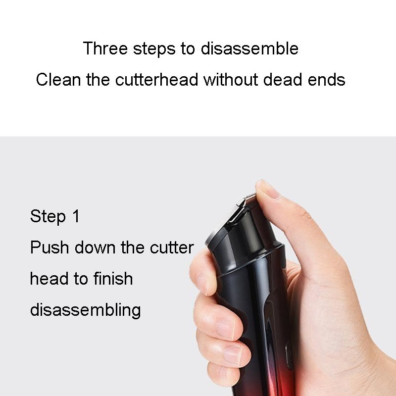 Cordless Rechargeable Hair Clippers Professional Quiet USB Beard Trimmer For Home Grooming 8