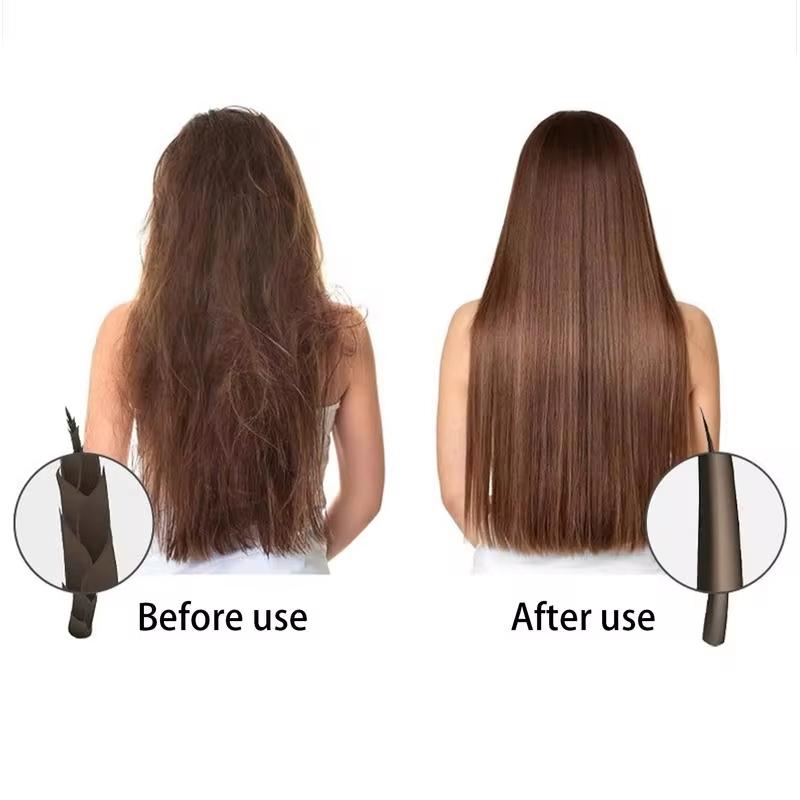 Cordless Hair Straightener Comb Portable USB Rechargeable Travel Hair Styler 7