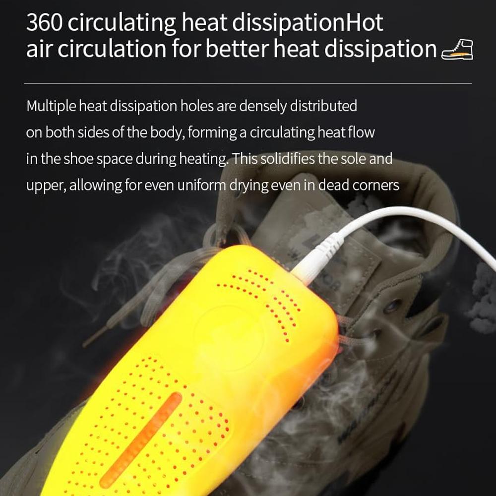 USB Electric Shoe Dryer With UV Sterilizer Portable Shoe Deodorizer Dryer 5