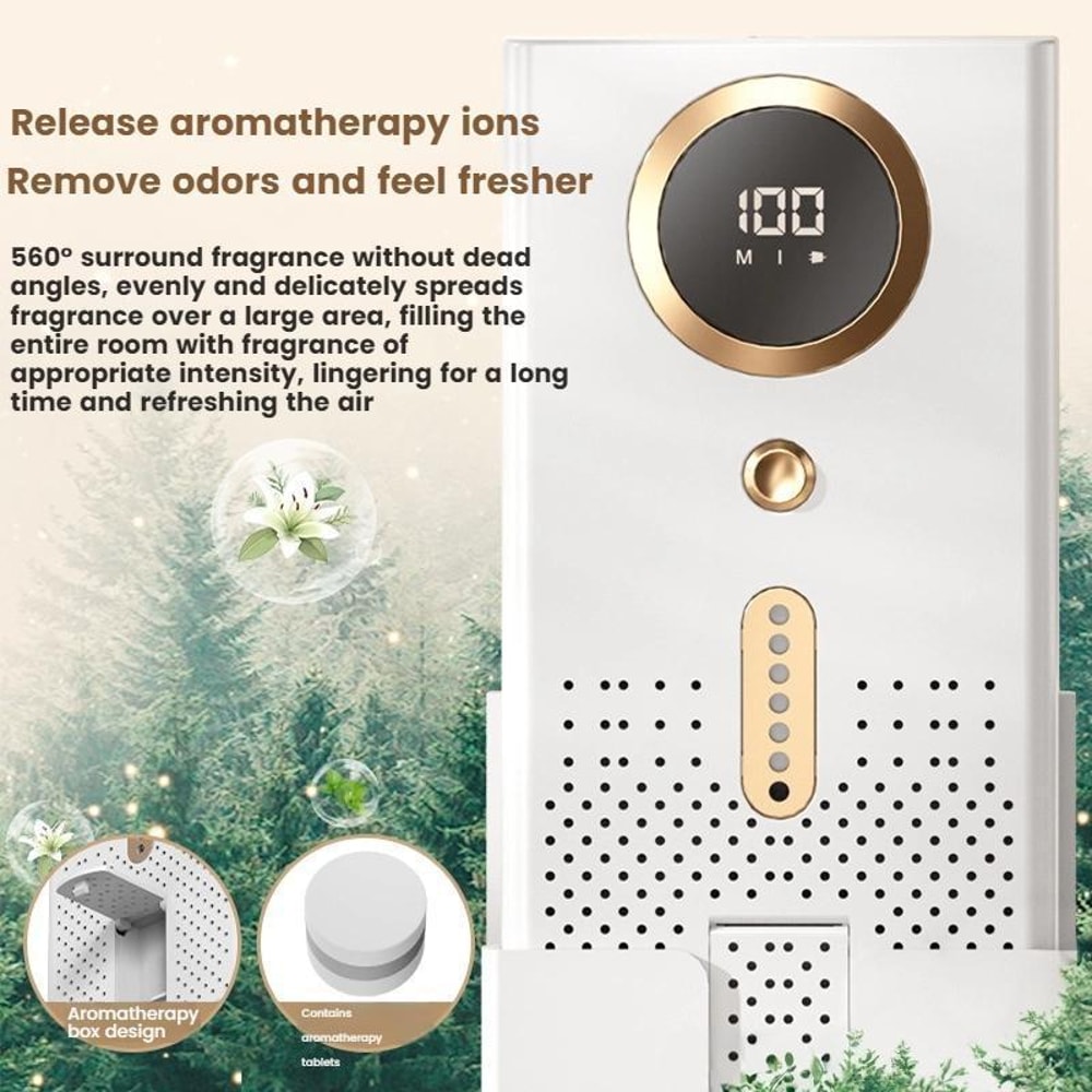 Smart Portable Air Purifier Aromatherapy Diffuser For Car Home Fridge Odor Control 3